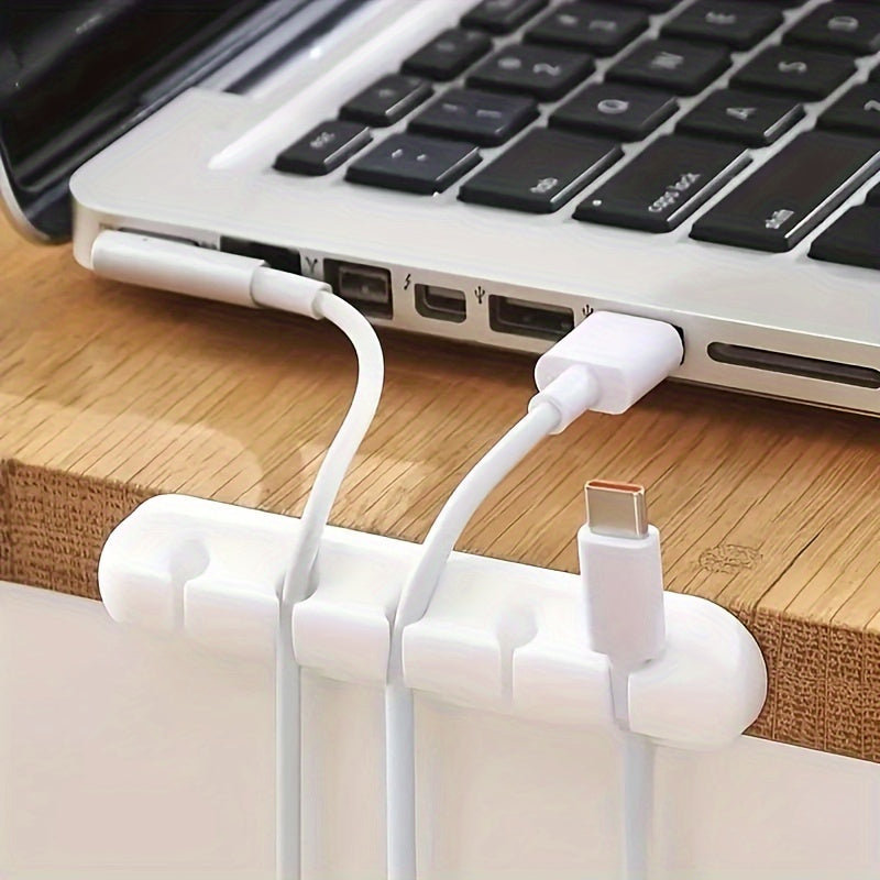 Cable Management Clips - 3/5/7 Slot Cord Organizer