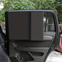 Premium Car Sunshade & Privacy Curtain - Polyester, Interior Insulation for Rear Seats