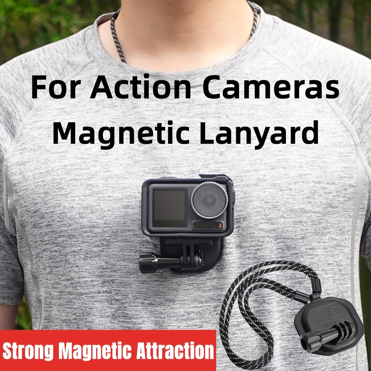 Powerful Magnetic Action Camera Mount