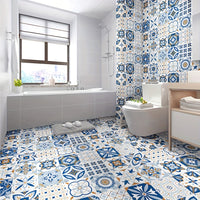 Moroccan Style Imitation Tile Self-Adhesive Wallpaper