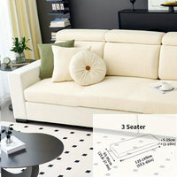 Modern Stretch Sofa Slipcovers - 1 Piece Polar Fleece Fabric Couch Protector, Machine Washable Sofa Cover, Fits Armchair to 4-Seater Sectional, Pet & Kid Friendly Furniture Protection