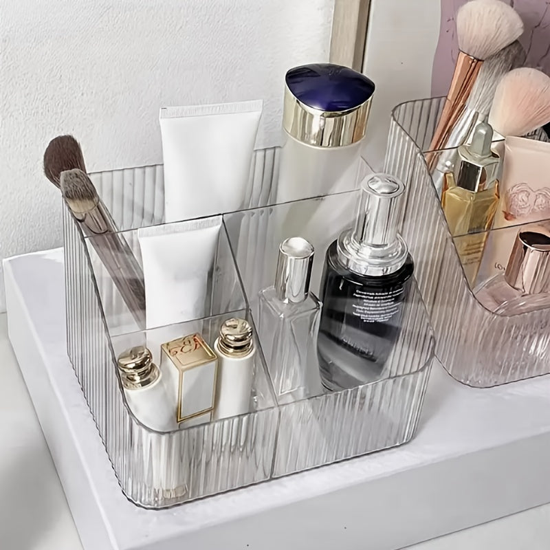 3-Compartment/4-Compartment Acrylic Transparent Cosmetic Storage Box