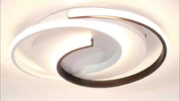 LED ceiling light source, 3000K/4000K/6000K modern ceiling light, black and white bedroom light source, round, living room light source with, for living room, bedroom, office