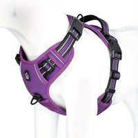 Reflective No-Pull Dog Harness With Handle For Easy Walking And Training