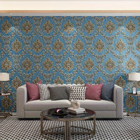 Self-Adhesive 3D Floral Wallpaper, Modern Flowery Style