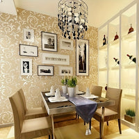 Classic European 3D Stereoscopic Relief Non-woven Wallpaper