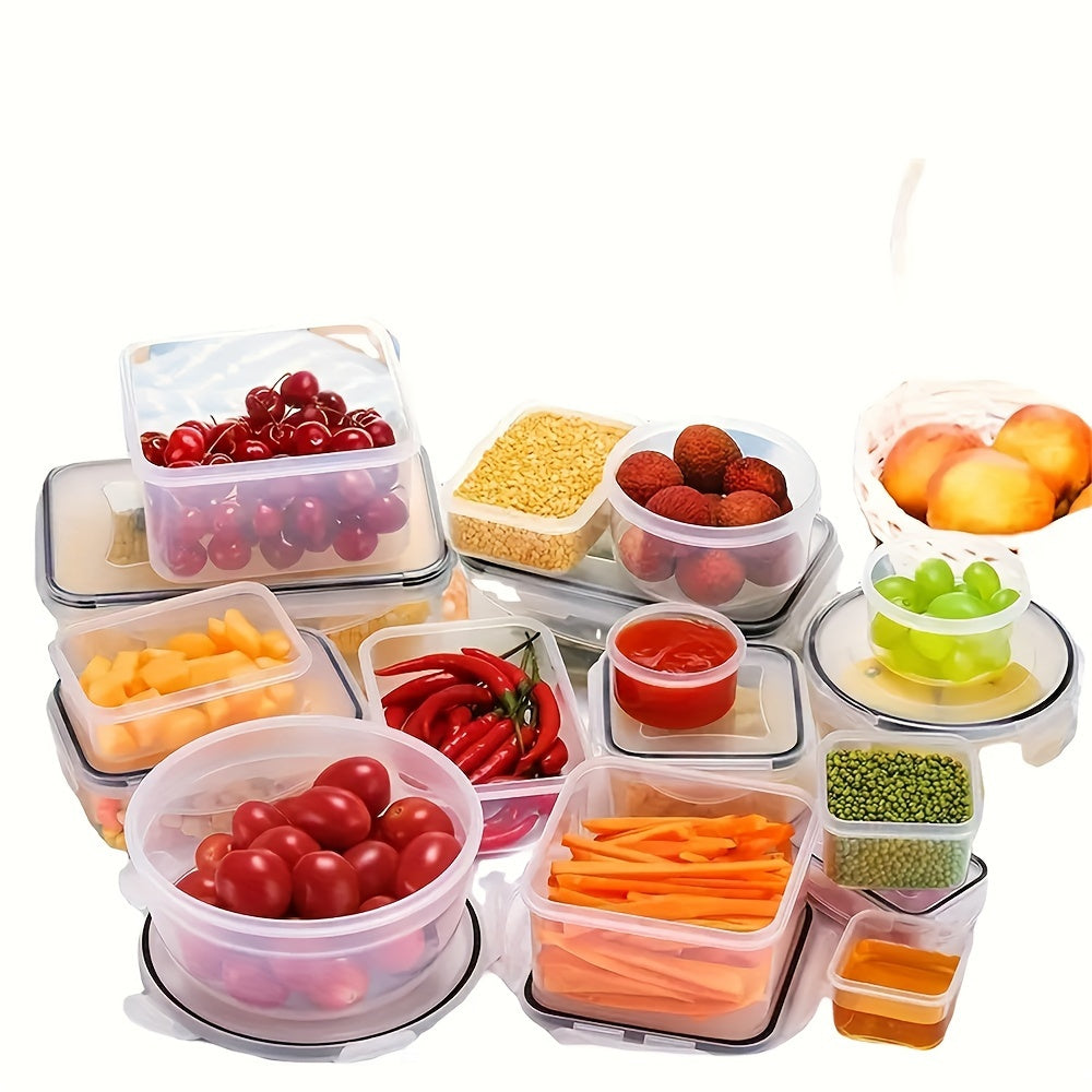 Transparent Kitchen Storage Container Set