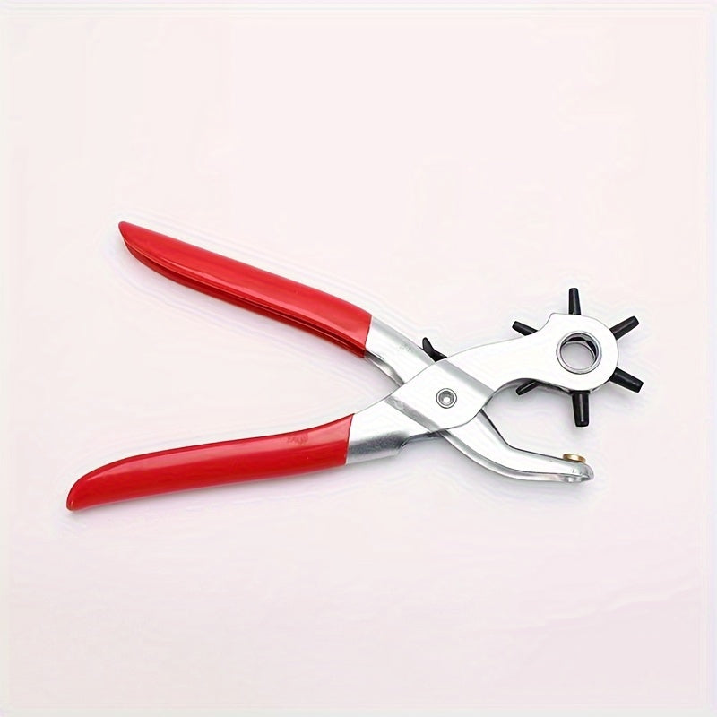Precision Faux Leather Hole Puncher Tool - Multi-Size for Belts, Watch Bands & Handbag Straps