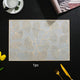 [4/6/8pcs Ginkgo Leaf Pattern Placemats] 1pc/4pcs/6pcs/8pcs Ginkgo Leaf Pattern PVC Placemats, Waterproof, Stain-Resistant, Heat-Resistant, Washable Table Mats for Home, Kitchen, Hotel, Restaurant Decor