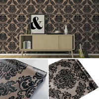 Elegant Floral Sketch Vinyl Wallpaper - Self-Adhesive