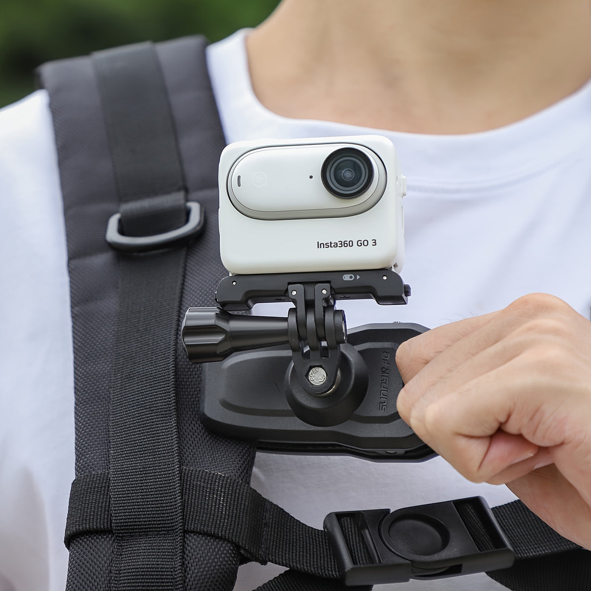 Swivel Backpack Clip Magnetic Action Camera Mount - 360 Degree Rotation