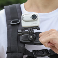 Swivel Backpack Clip Magnetic Action Camera Mount - 360 Degree Rotation