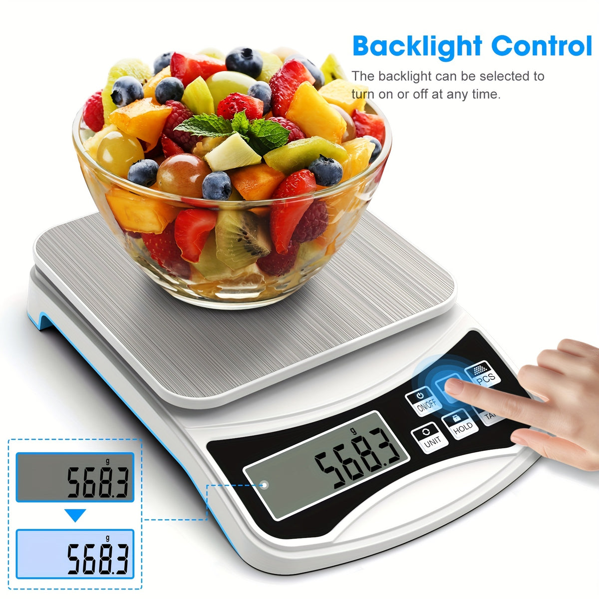 Food Kitchen Scale, 5000g X 0.1g Digital Scale