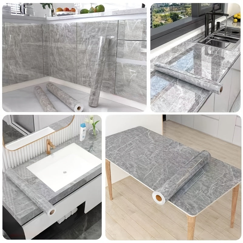 Peel & Stick Marble - Waterproof, Oil-Resistant PVC Wallpaper