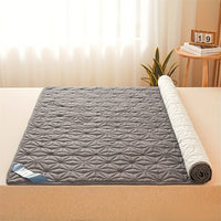 1pc Waterproof Mattress Pad Set, Dust & Stain Resistant, Soft Comfortable Bedding, Machine Washable, Polyester 100%, Polyurethane 100%, Woven, Active Printing, Ultrasonic Embossed, <3cm Thick, 80-85g Fabric Weight
