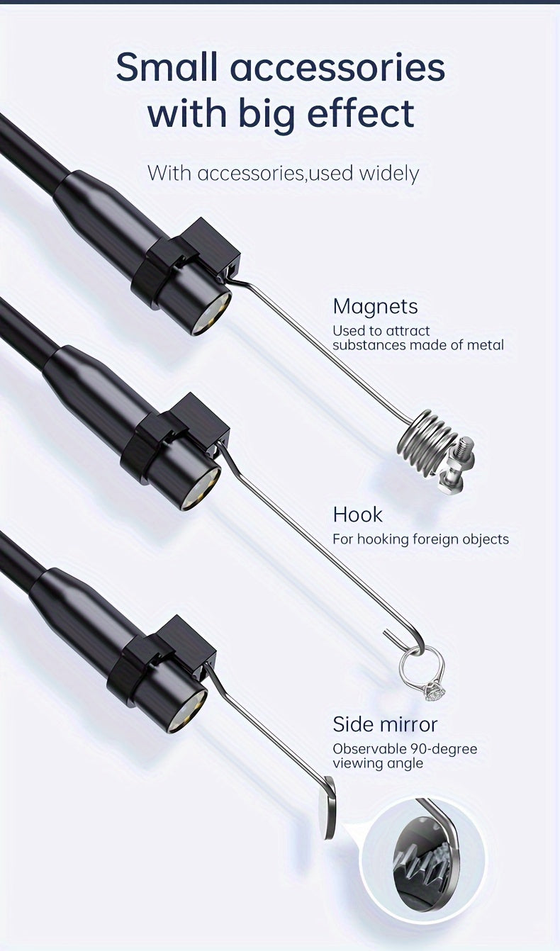 IPS LCD Endoscope Camera, 8mm Single Lens