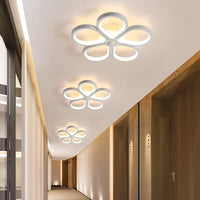 Modern Simple Ceiling Lamp Plum Blossom Shape, 3000k4500k6000 Dimmable Light, Suitable for Living Room, Kitchen, Bedroom, Bathroom, Balcony Corridor etc