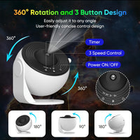 Galaxy Projection Lamp Night Light Star Planetarium Projection