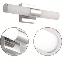 LED Vanity Lights, Modern Stainless Steel Bathroom Light Fixtures Over Mirror as Make Up Lighting Bath Wall Sconces Lamp (8W 40.01cm)
