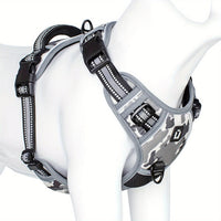 Reflective No-Pull Dog Harness With Handle For Easy Walking And Training