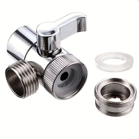 Washbasin Faucet Water Divider Basin Faucet Converter External Shower Head Splitter Conversion Connector