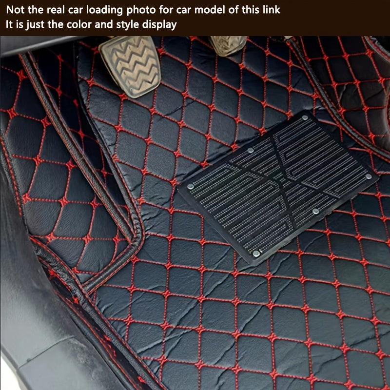 Left driving 5 Seats Car Floor Mats - Interior Accessories Anti-slip Foot Pads
