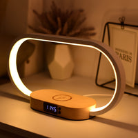 Multi-Function Wireless Charging Station with LED Desk Lamp