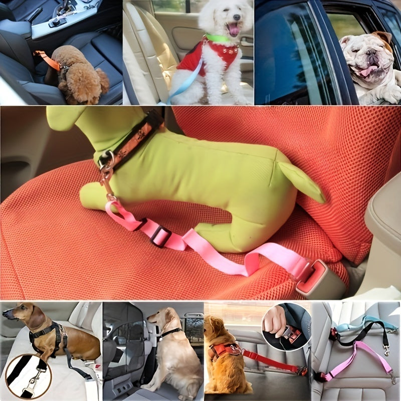 Car Pet Dog Cat Adjustable Vehicle Safety Seatbelt