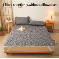 Ultra-Soft Waterproof Mattress Protector - Non-Slip, Comfortable Polyester, Ideal for Home, Hotel, Apartment, Dorm - Machine Washable, White (Pillowcase Not Included)