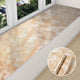1 Roll of Marble Wallpaper, Self-Adhesive Kitchen Stickers - Waterproof And Stain-Resistant Kitchen Stickers, Window Sills, Bay Window Cabinets, Desktop Stickers, Furniture Renovation Wallpaper Stickers! Removable Self-Adhesi