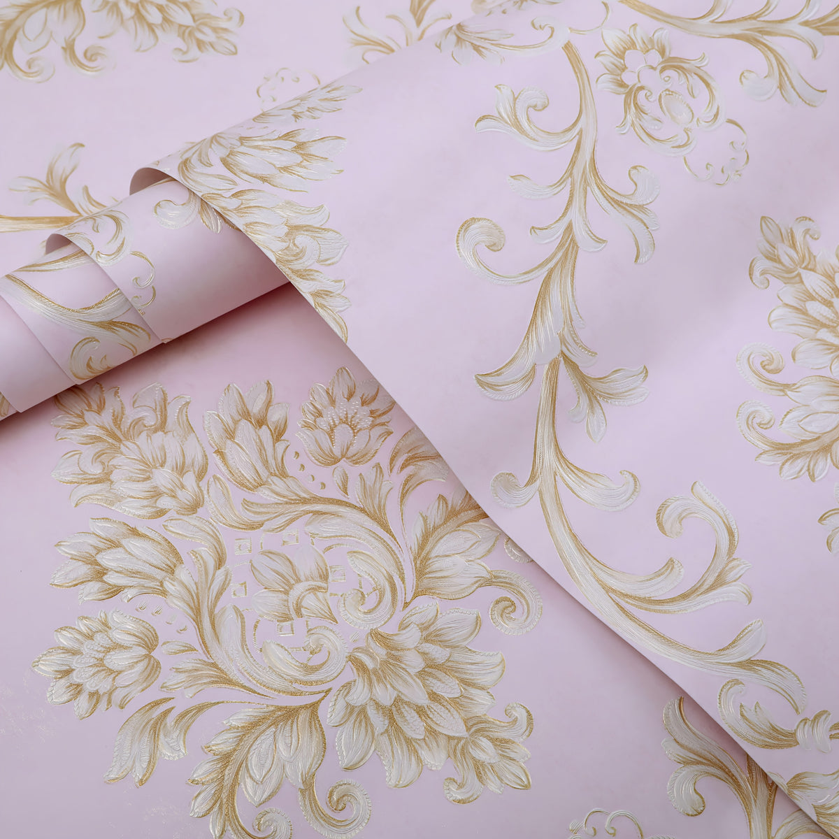 Self-Adhesive 3D Floral Wallpaper, Modern Flowery Style