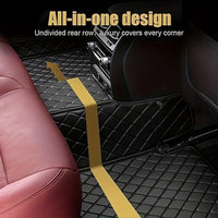 LHD Car Floor Mat - Full Coverage Custom-fit Front and Rear Seat - 3pcs