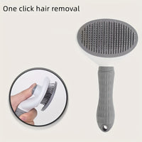 A cat comb, hair removal, floating hair cleaner, one-click hair removal