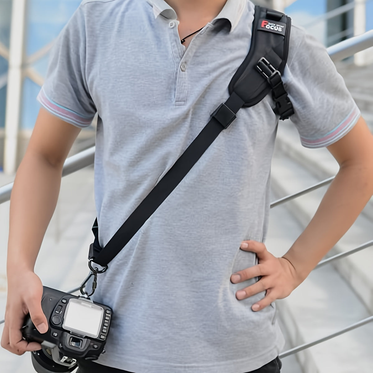 Quick Release Professional DSLR Camera Shoulder Strap, Adjustable Single Sling Belt