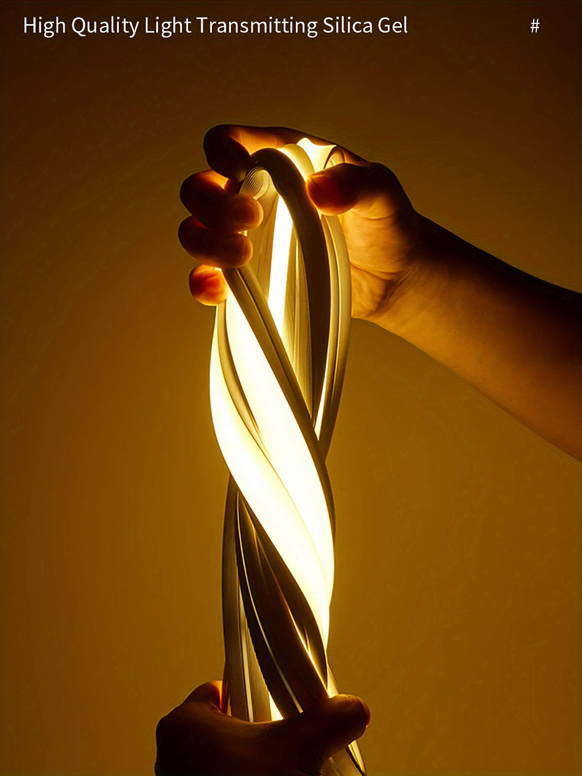 Flexible USB-Powered LED Neon Strip Lights - Energy-Saving with Touch Control