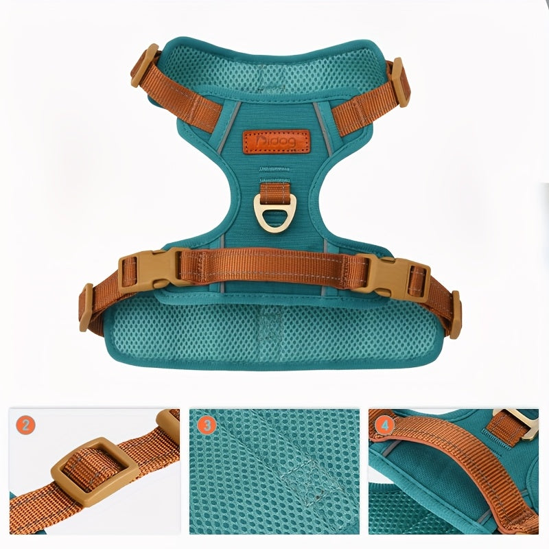 Reflective Durable Dog Harness with Adjustable Straps