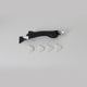 1 Set 3-in-1 Silicone Caulking Tool with Stainless Steel Head, Sealant Cleaner, Grower Scraper, and Glue Board with 5 Interchangeable Pads