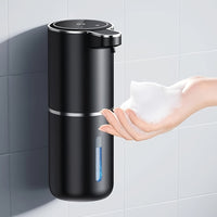 A 380Ml Bathroom Liquid Dispenser for Hand Soap, Featuring a Rechargeable, Wall-Mounted Automatic Sensor.