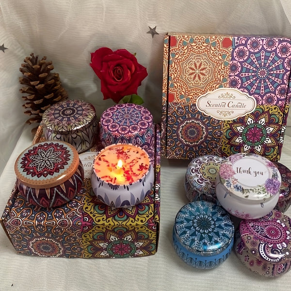 Scented Candles in a Box, Each Measuring 5.99cm*3.99cm