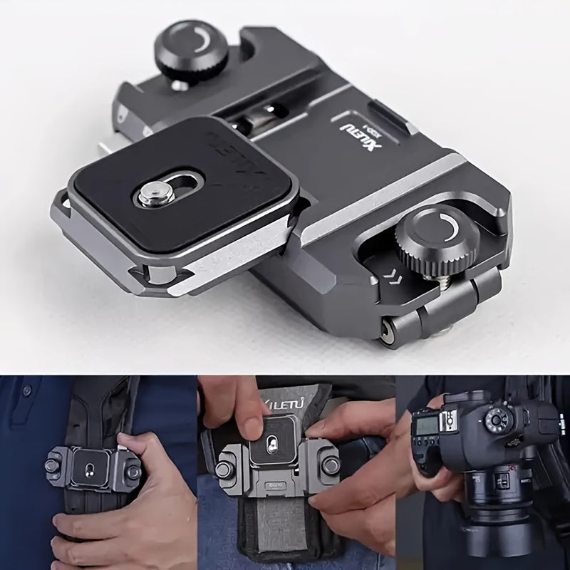 Arca Swiss Compatible Quick Release Plate Adapter, Metal Camera Mount Slider