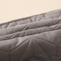 1pc Waterproof Mattress Pad Set, Dust & Stain Resistant, Soft Comfortable Bedding, Machine Washable, Polyester 100%, Polyurethane 100%, Woven, Active Printing, Ultrasonic Embossed, <3cm Thick, 80-85g Fabric Weight