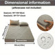 1pc Quilted Mattress Cover Breathable, Noiseless Mattress Protector Fitted Sheet for Bed (Without Pillowcases)