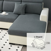 Modern Stretch Sofa Slipcovers - 1 Piece Polar Fleece Fabric Couch Protector, Machine Washable Sofa Cover, Fits Armchair to 4-Seater Sectional, Pet & Kid Friendly Furniture Protection