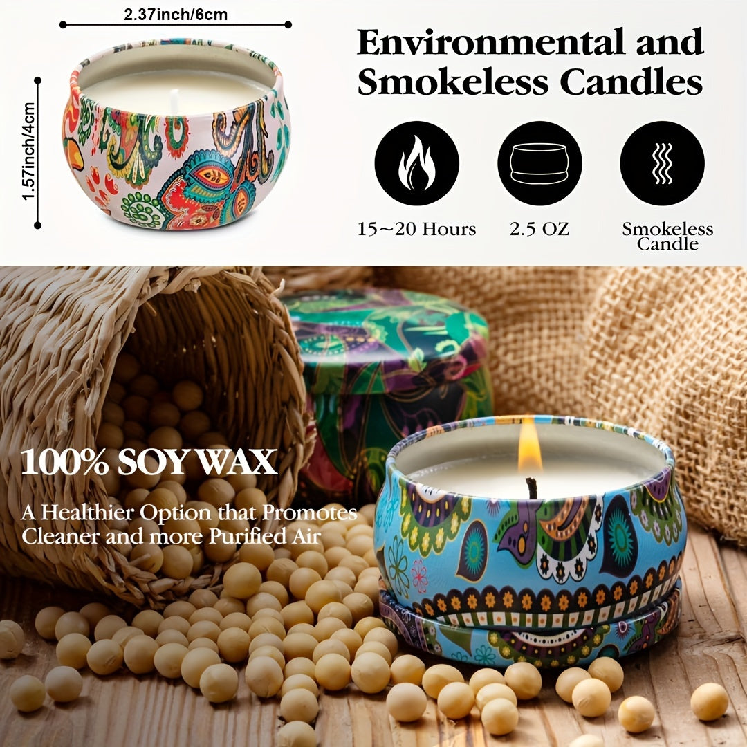 16pcs Aroma Relax Scented Candles with Essential Oils