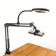 Adjustable Overhead Phone Mount with Ring Light, Articulating Arm Desktop Stand