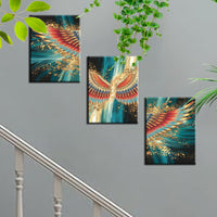 Angelic Wings Framed Canvas Wall Art Set - 3pcs