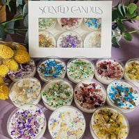 Crystal Dried Flower Aromatherapy Candles - 6Pcs Gift Box