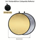 Photography Reflector - Fill Light - Golden & Silvery Panel