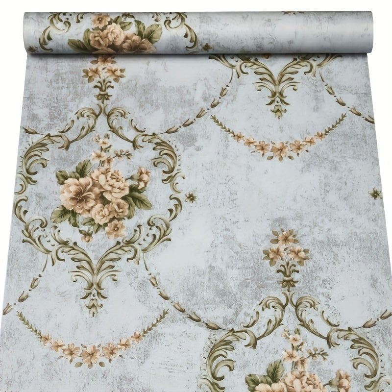 Floral Self-Adhesive Wallpaper, Detachable Paper