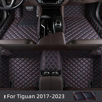 LHD Car Floor Mat - Full Coverage Custom-fit Front and Rear Seat - 3pcs
